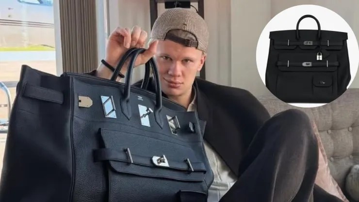 Erling Haaland y su IMPRESIONANTE colección de bolsos que supera los cinco MILLONES de pesos