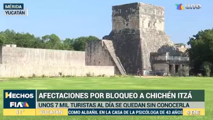 afectaciones de turistas chichen itza