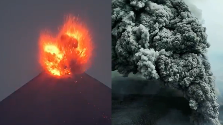 Volcán Anak Krakatoa hace erupción en Indonesia: Surgen VIDEOS de las grandes explosiones de lava