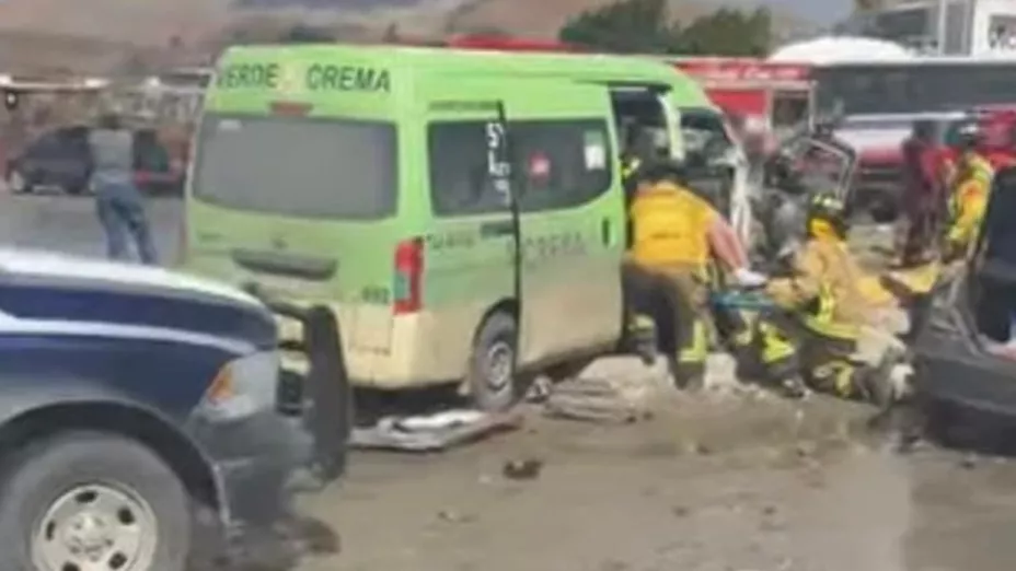 Fuerte accidente en Tijuana hoy 3 de marzo de 2025