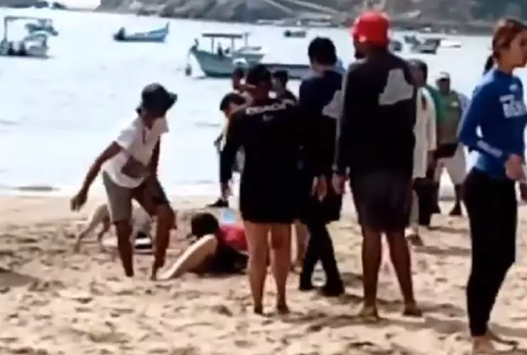 María Fernanda, mujer que murió por ataque de tiburón en Jalisco, se sacrificó por su hijo