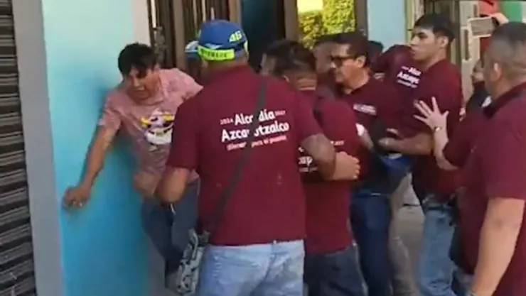 Operativo Azcapotzalco agresión a vecinos.