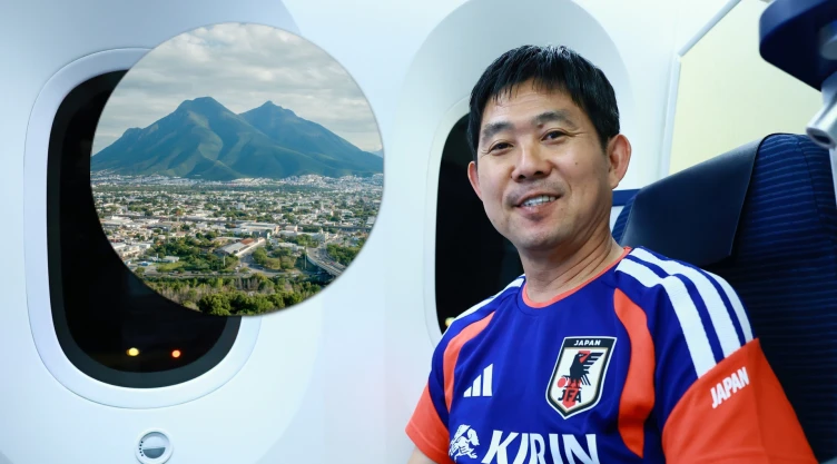 La Selección de Japón llega a Monterrey