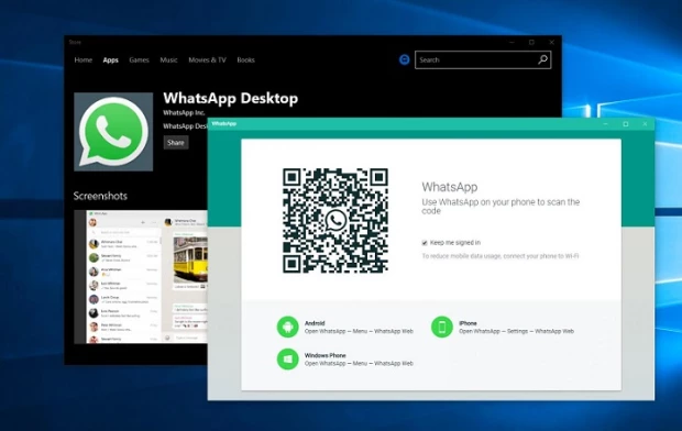 instalar WhatsApp en computadora de escritorio.