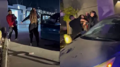 Cacha a su novio con la otra