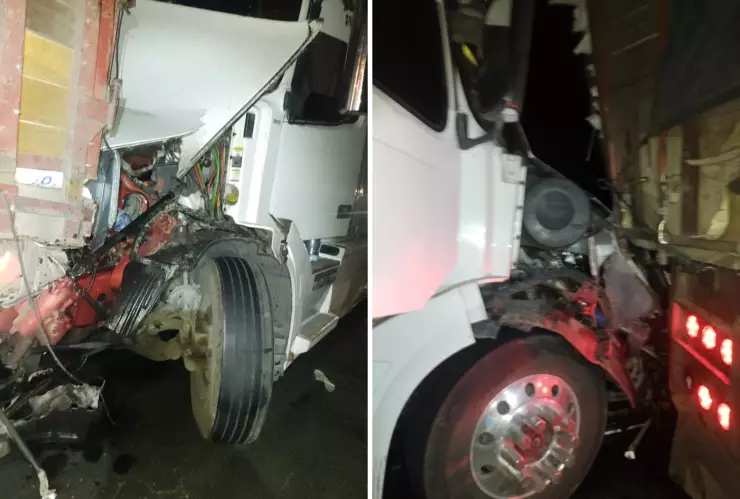 Accidente entre dos tráileres en la autopista Maravatío-Atlacomulco afecta tránsito por varias horas.png