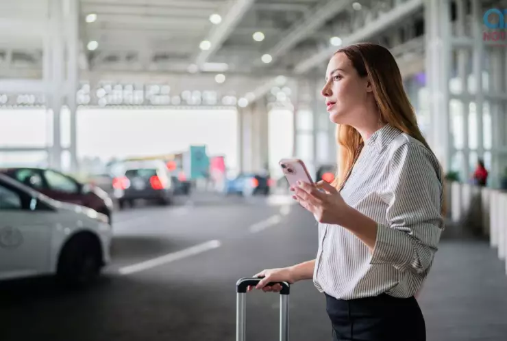 Taxis de aplicación en al AICM