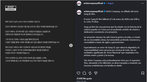murió actor Ahn Sung-Ki