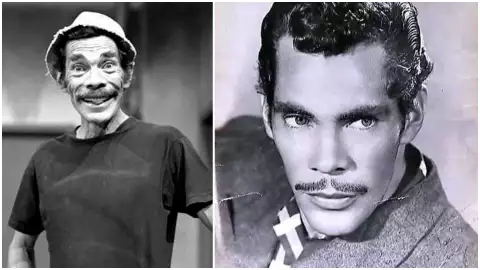 Ramón Valdés de joven