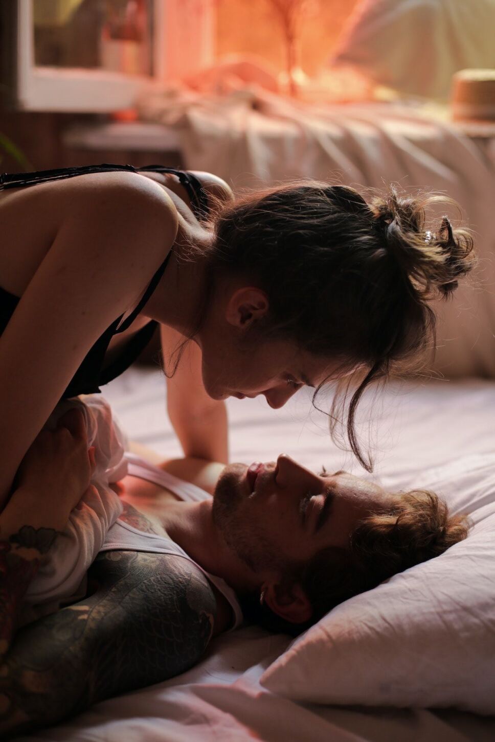pareja en cama