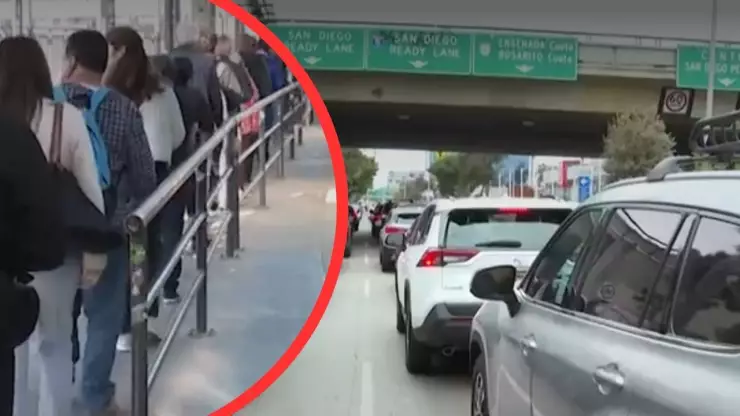 Hasta 5 horas para cruzar las garitas de Tijuana: así están las líneas hoy, 23 de diciembre