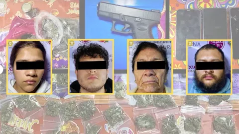 Detiene a la “Mamá”: cae banda dedica a la venta de droga en la GAM y Venustiano Carranza