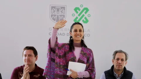 Claudia Sheinbaum entrega obra de Av.Hidalgo