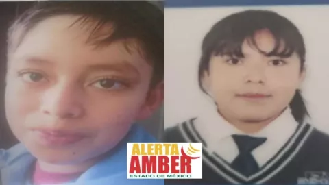 Activan Alerta Amber en el Edomex por la desaparición de Marco y Karen, de 12 y 13 años
