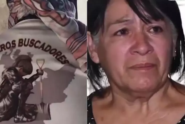 Lupita, madre buscadora de Jalisco, quien tiene desaparecidos a 5 hijos.