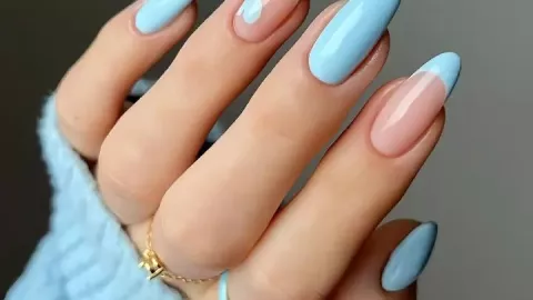 Así se lleva la manicura acrílica almendrada en 2026: variedades elegantes, pero sencillas