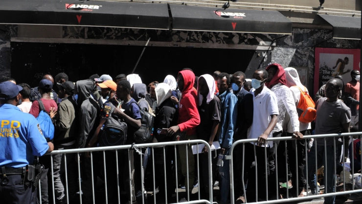 Migrantes en Nueva York