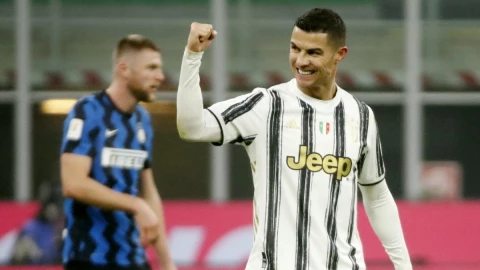 Cristiano Ronaldo con la Juventus