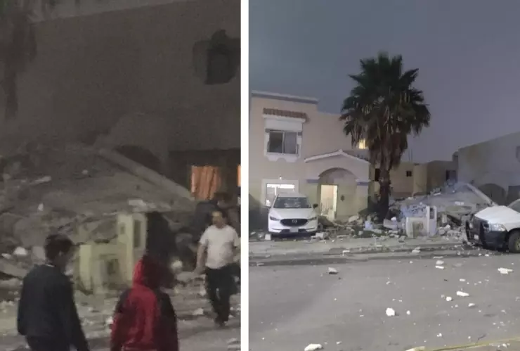 Saltillo estallido casa policías