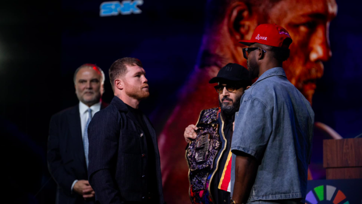 Conferencia de prensa en Nueva York Canelo vs Scull