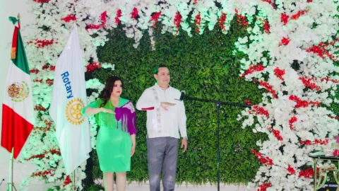 Sergio Ojeda Castillo es presidente del Club Rotario Nuevo Laredo.