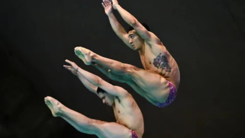 clavadistas mexicanos Osmar Olvera y Juan Manuel Celaya