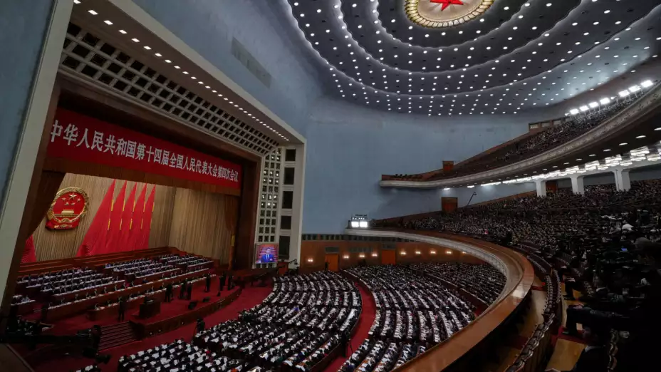Sesión inaugural de la Asamblea Nacional Popular en Beijing,China.