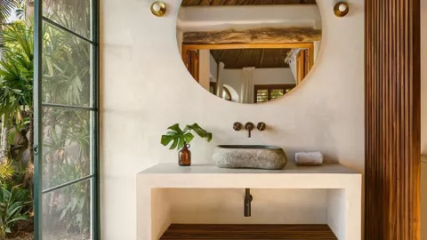 4 ideas aesthetic para poner el lavabo afuera del baño y hacer más espacio en tu casa