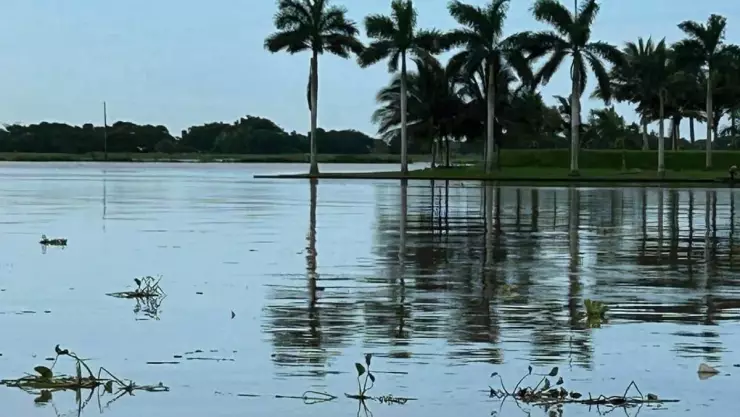 Río Papaloapan en Tlacotalpan, Veracruz