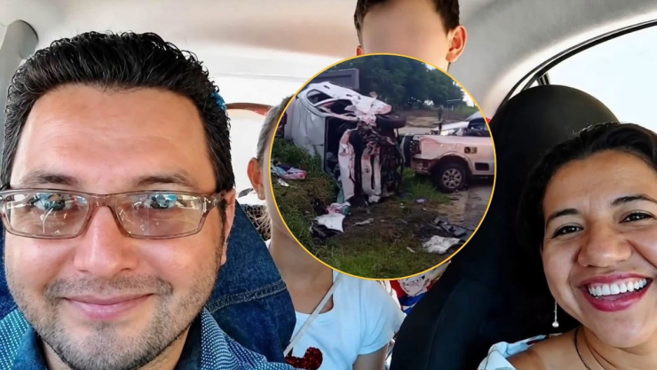 Familia fallecida en accidente