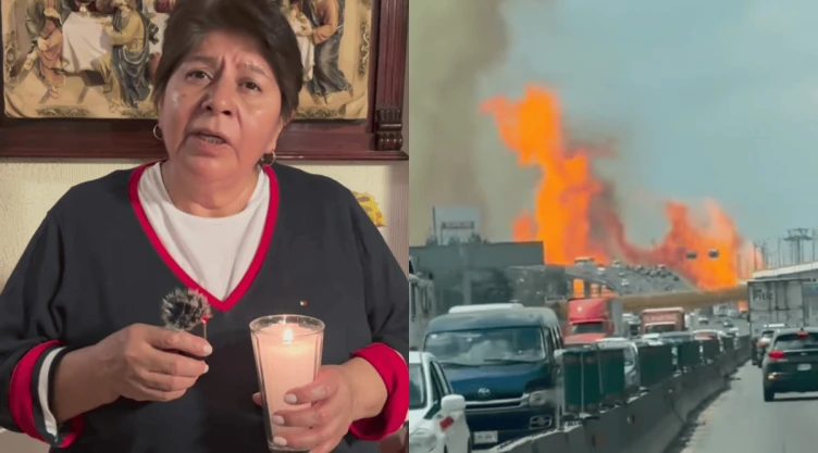Influencer mexicana pide hacer una oración colectiva por todos los heridos de la explosión en Iztapalapa.png
