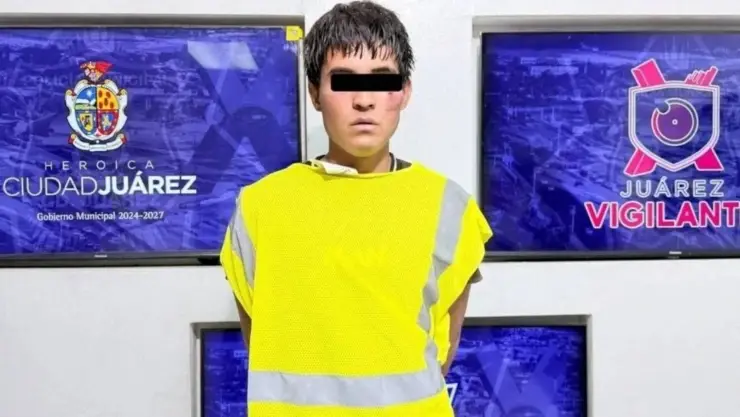 hombre detenido en Ciudad Juárez