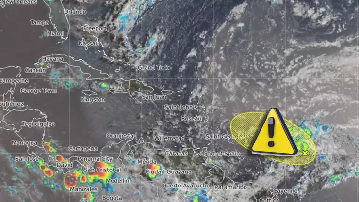 Vigila Conagua evolución de zona de baja presión en el Atlántico