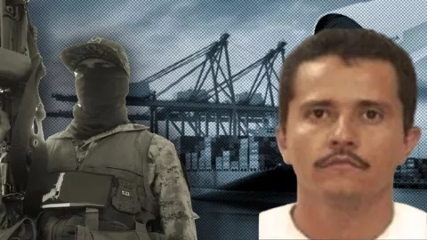 ¿Cuáles son los puertos marítimos controlados por el CJNG en México?