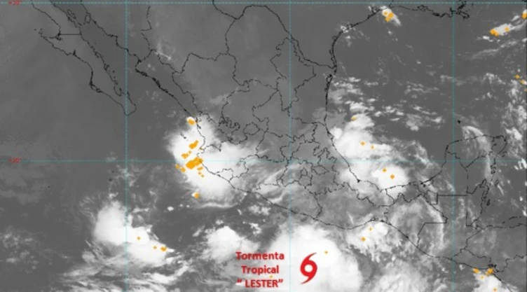 tormenta tropical “Lester” Guerrero