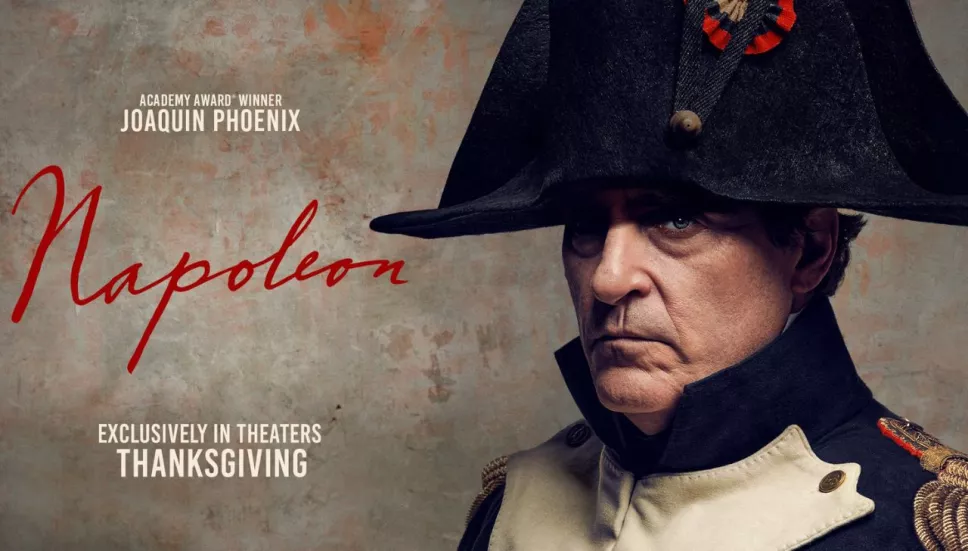 Apple TV lanzó el primer avance de Napoléon, película protagonziada por Joaquin Phoenix
