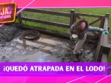 ¡Niurka quedó atrapada en el lodo! Así sufrió para llegar con los cerditos de La Granja VIP