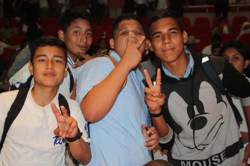 Gracias a los jóvenes que se dieron cita en el evento