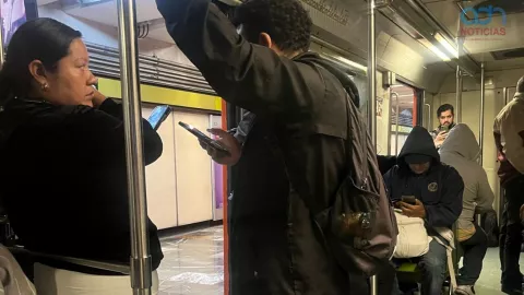 Líneas del Metro CDMX con aglomeraciones