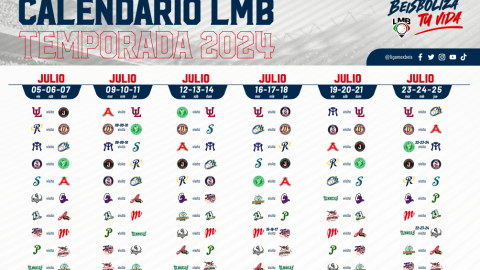 Calendario 2024 de la Liga Mexicana de Beisbol