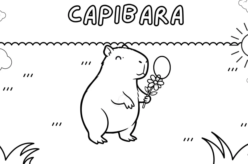 23 ideas de dibujos para colorear sencillos y bonitos... para niños y niñas: los puedes imprimir
