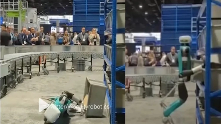 Robot COLAPSA luego de trabajar durante 20 horas seguidas