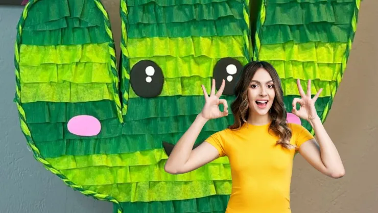 Cómo hacer una piñata casera de cactus, ideal para estas Fiestas Patrias en México