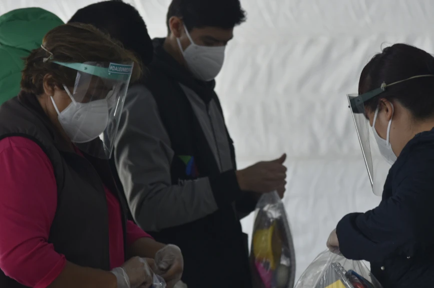 Respetando las normas sanitarias, nada nos impidió verlos felices