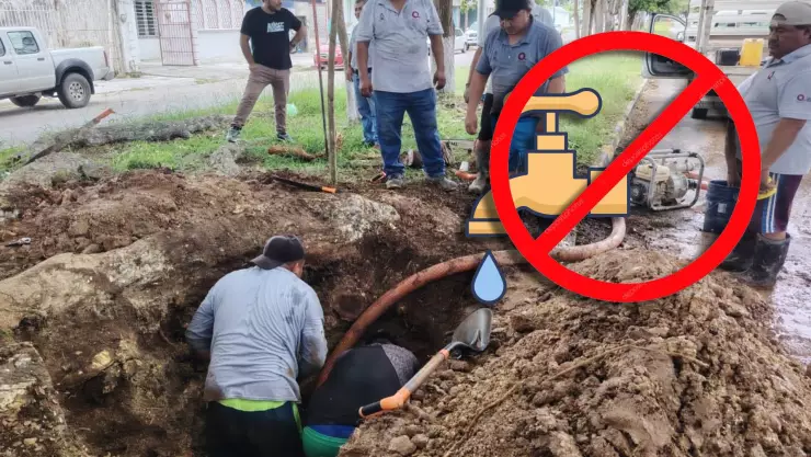 ¿No tienes agua? Reportan fuga en Chetumal HOY, 18 de diciembre; a esta hora se restablece el servicio