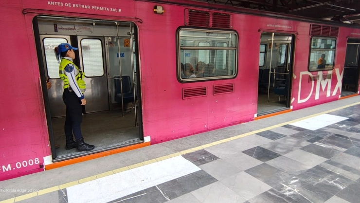 Vagón del Metro CDMX.