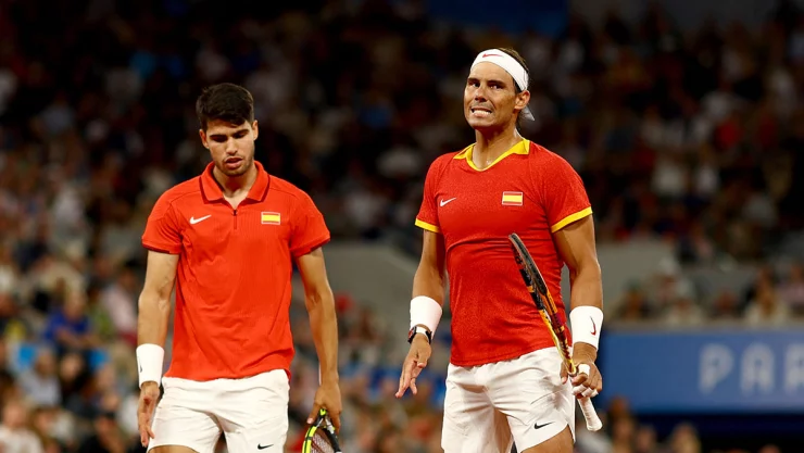Carlos Alcaraz y Rafael Nadal