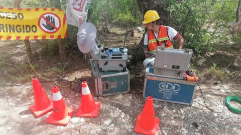 mina El Pinabete agua mapeo