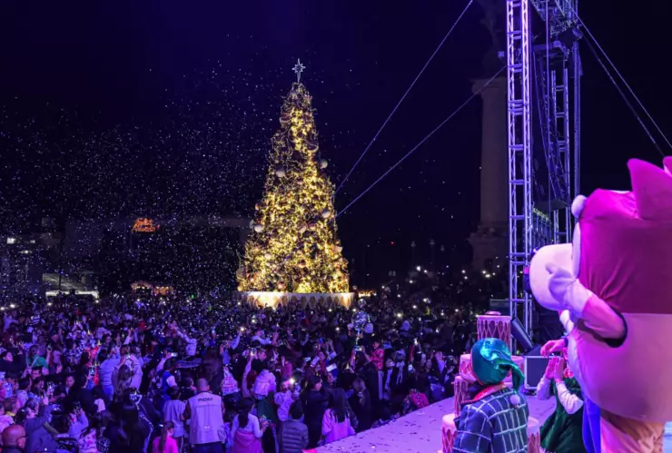 Pista de hielo en Plaza del Ángel