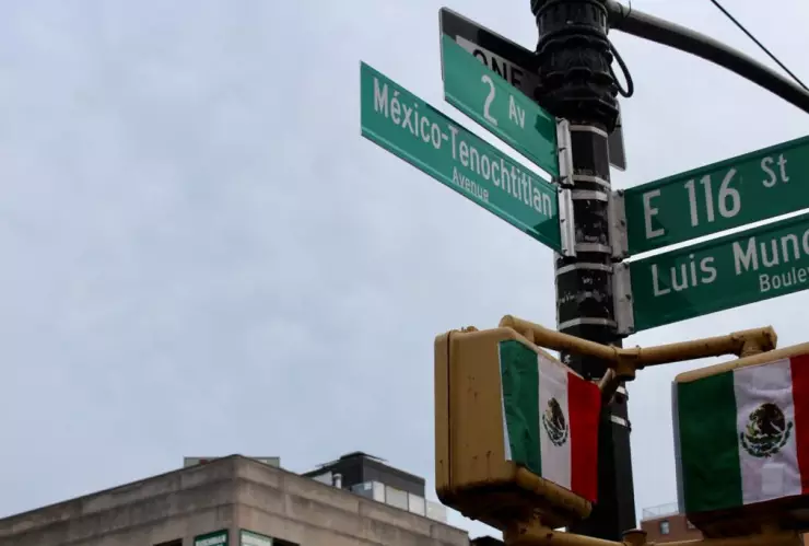 EUA inauguró la nueva Avenida México-Tenochtitlán en Nueva York